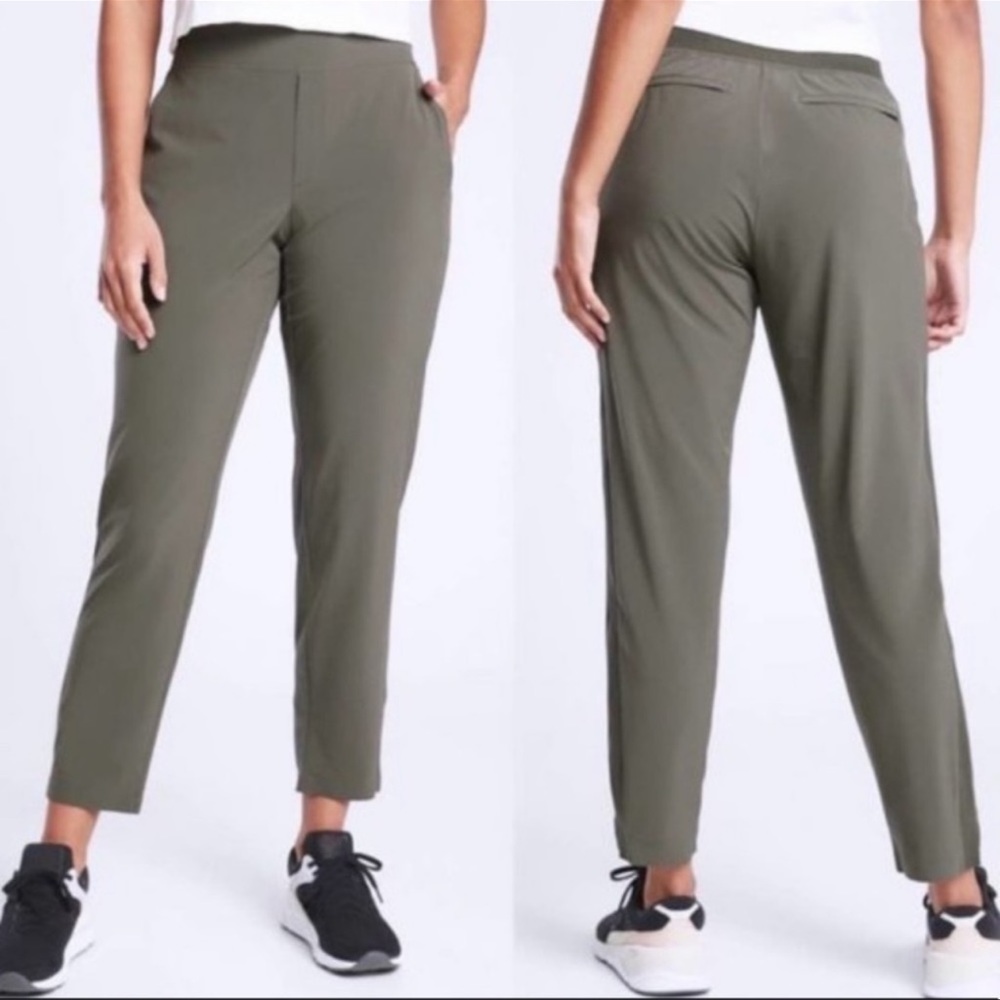 Athleta Brooklyn Ankle Pant Olive 18